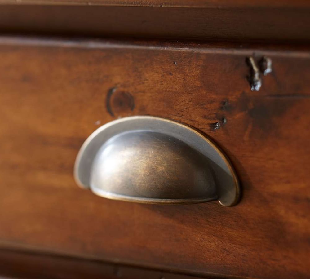 Printer's 64" Writing Desk with Drawer Pottery Barn