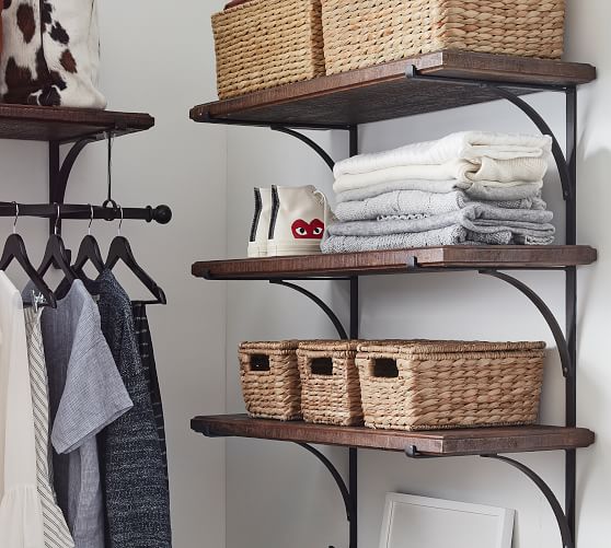 Closet Collection Clothing Rod Shelf, Wall Shelves Design For Bedroom Clothes