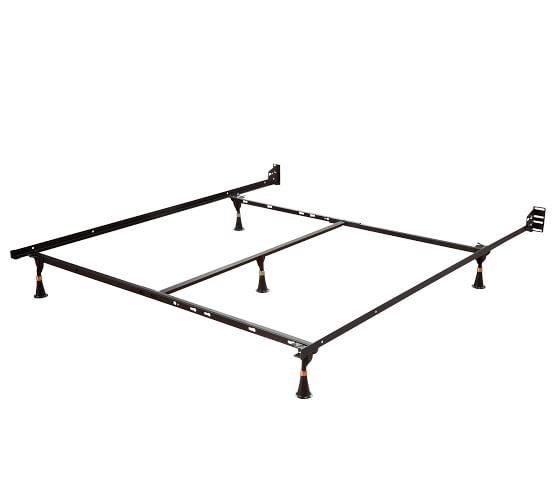Metal Bed Frame Pottery Barn, How To Put King Metal Bed Frame Together