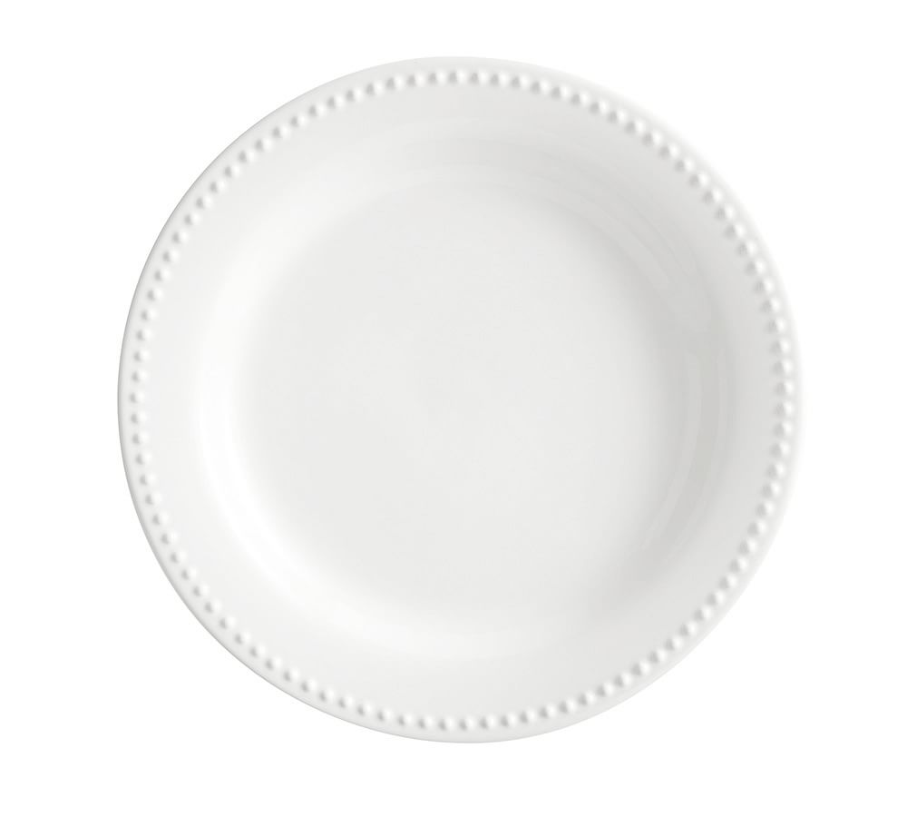 Emma Beaded Stoneware Dinner Plates | Pottery Barn