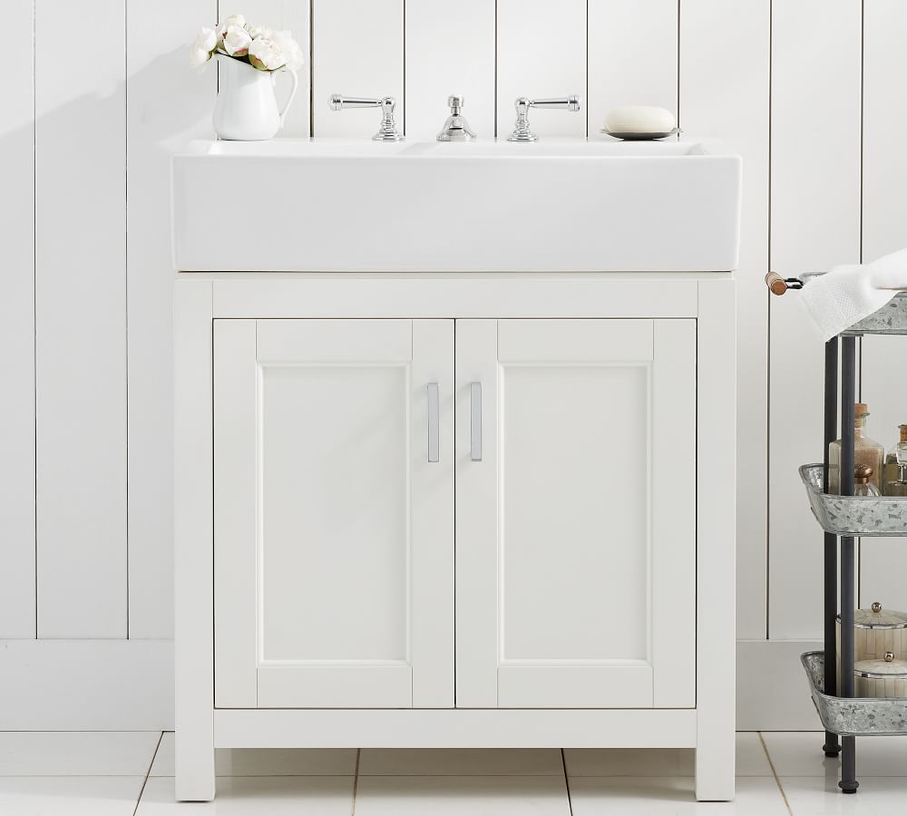 Modern Farmhouse 31.5" Single Sink Vanity Pottery Barn