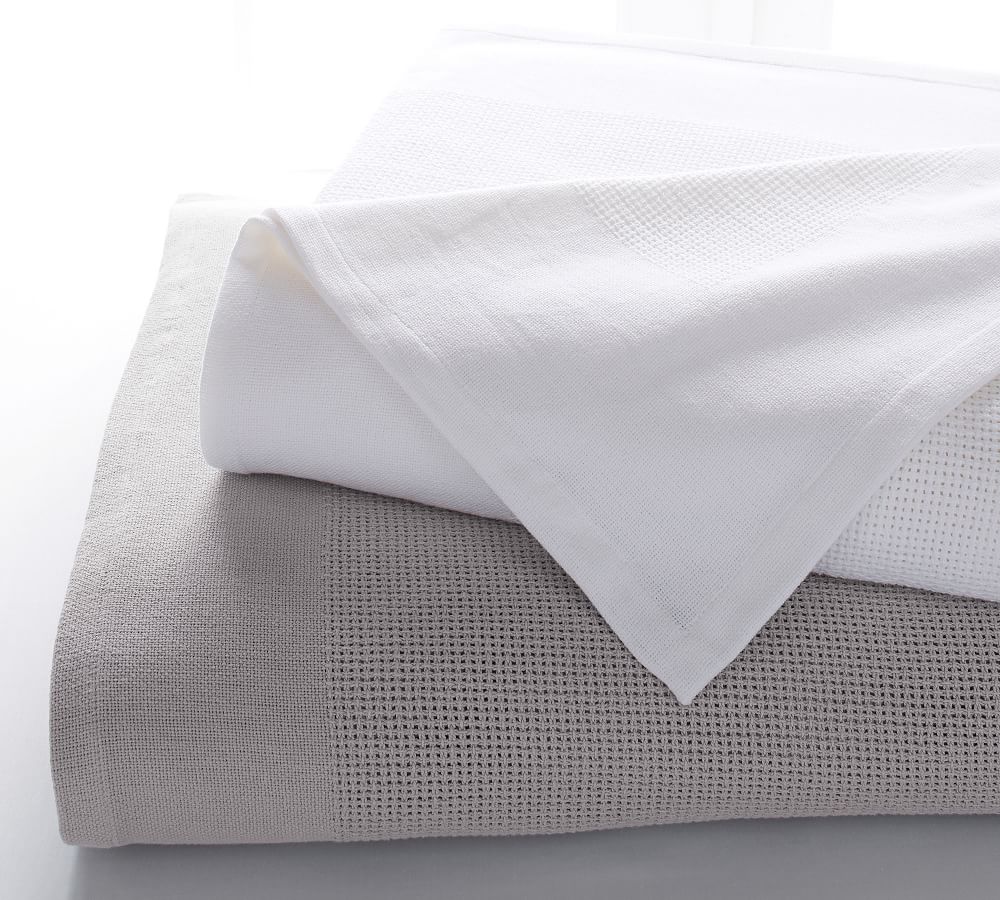 Hayden Organic Throw Blanket Pottery Barn