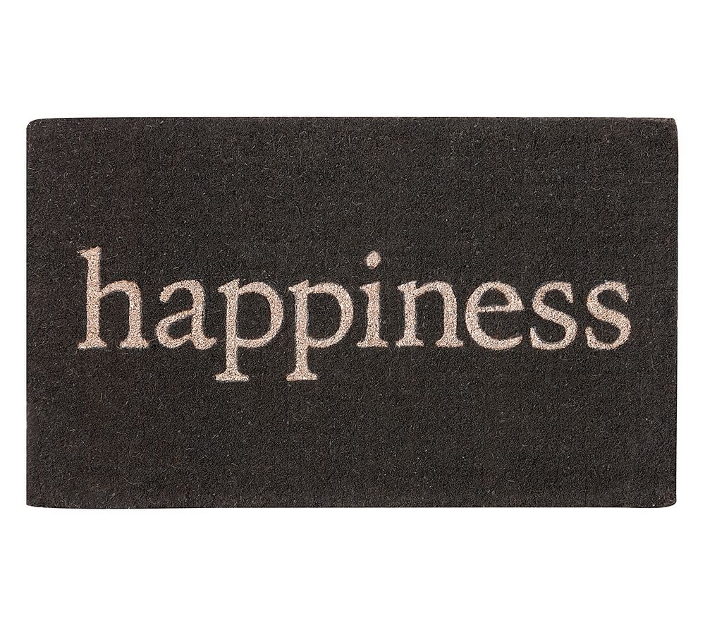 Happiness Doormat | Pottery Barn