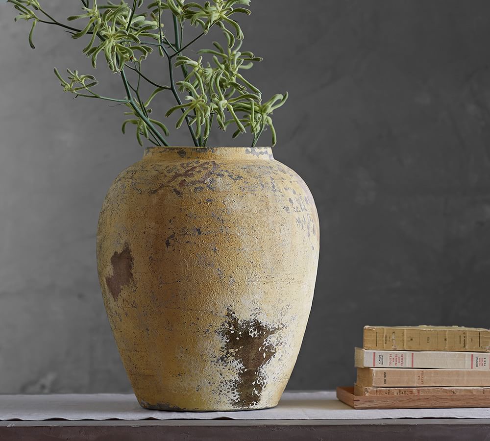 Camilla Yellow Vase Pottery Barn