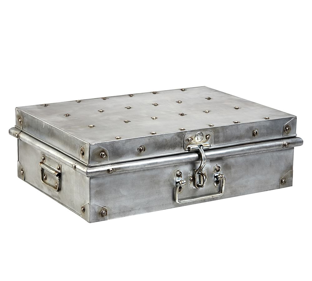 Calvin Metal Trunk Pottery Barn