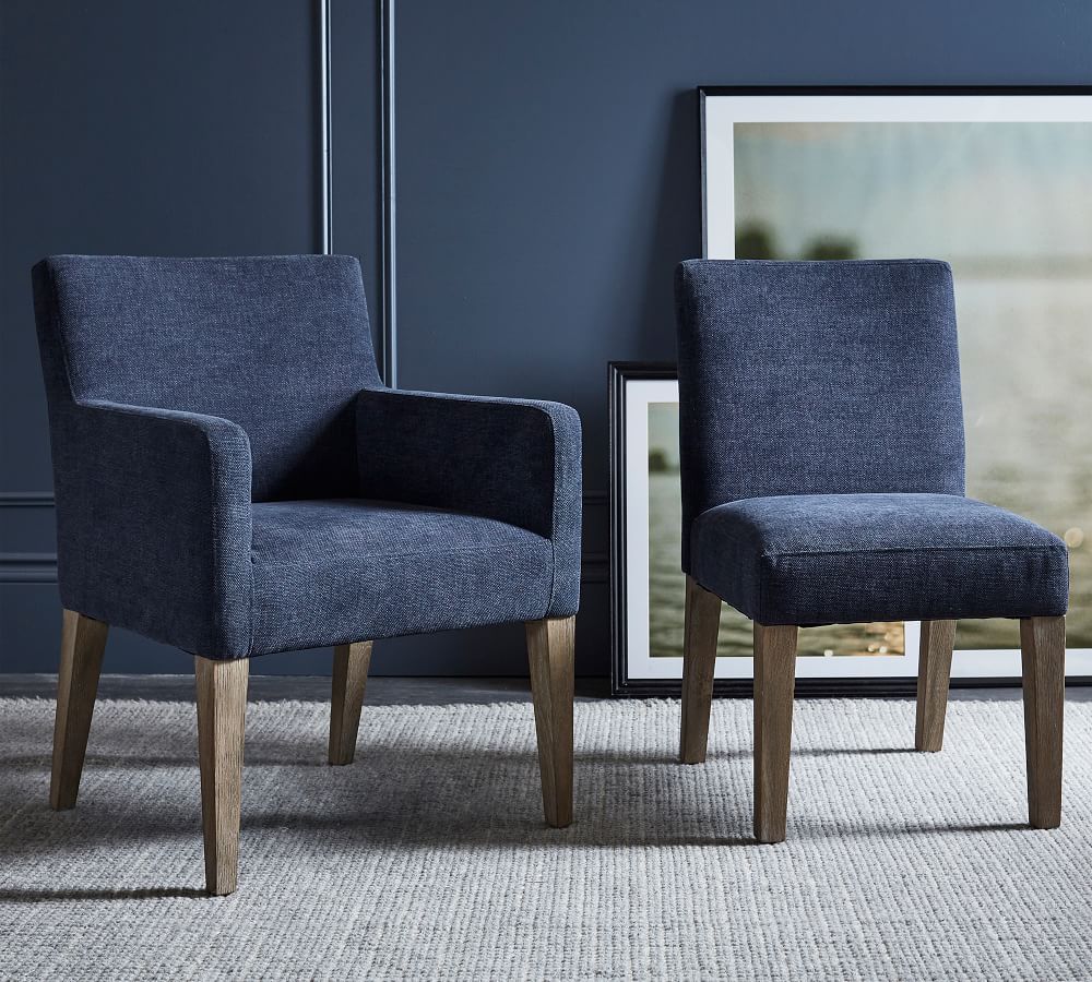 Classic Upholstered Dining Chair Pottery Barn