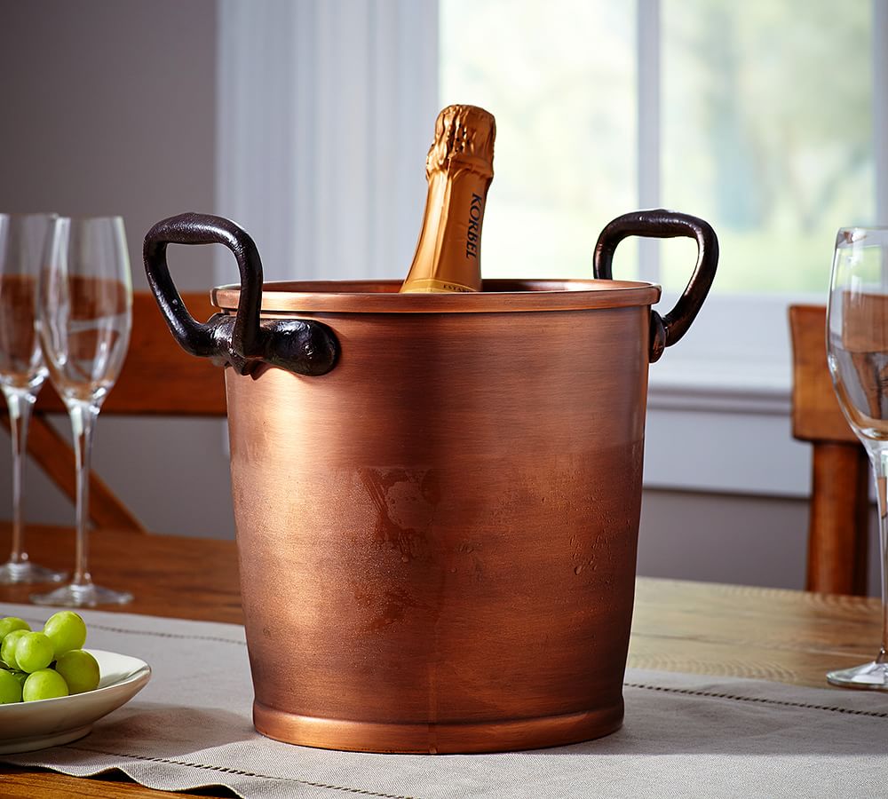 Cooper Wine Bottle Cooler Bar Accessories Pottery Barn