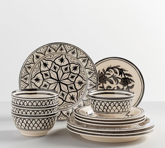 Marrakesh Melamine 12-Piece Dinnerware Set