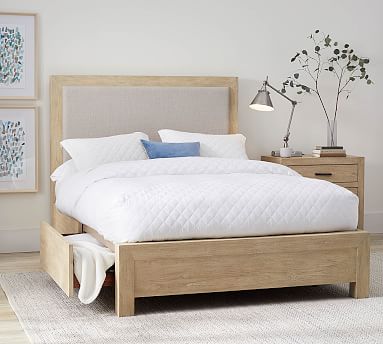 Linwood Storage Platform Bed | Pottery Barn