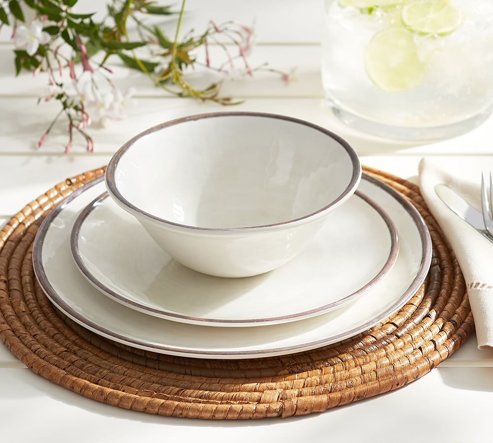 pottery barn melamine plates