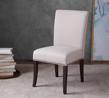 Porter Upholstered Dining Chair, Upholstered Dining Chair Pottery Barn