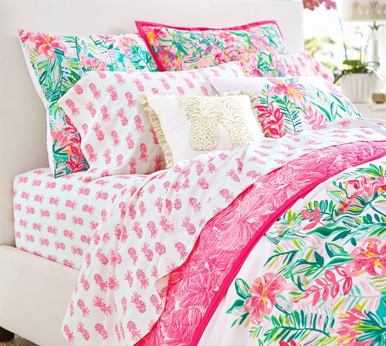 Lilly Pulitzer Pineapple Pink Print, Pineapple Twin Xl Bedding Review