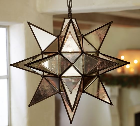 Oversized Morovian Star Pendant, Moravian Star Exterior Light Fixture