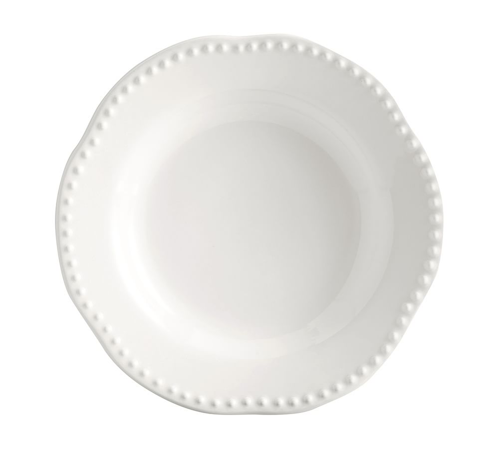 Emma Beaded Stoneware Salad Plates | Pottery Barn