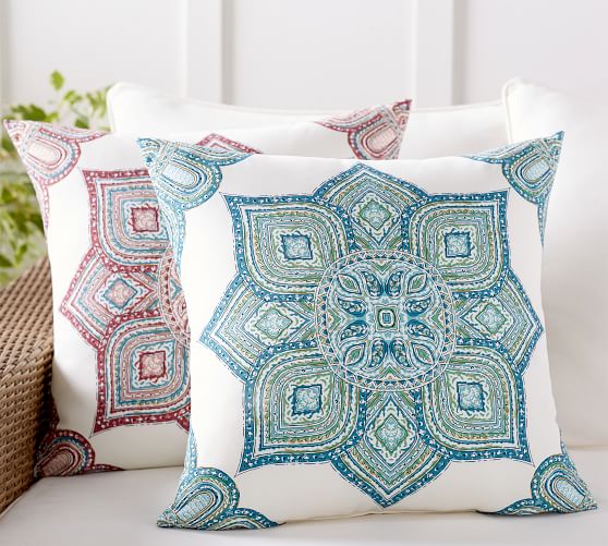 Wilder Medallion Indoor Outdoor Pillows Pottery Barn Wilder Medallion Indoor Outdoor Pillows, Pottery Barn Pillows Outdoors