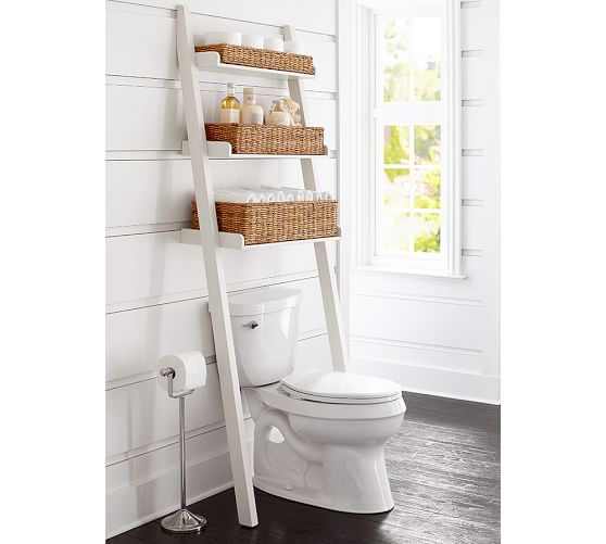 Ainsley Over The Toilet Ladder With, Ladder Storage Above Toilet
