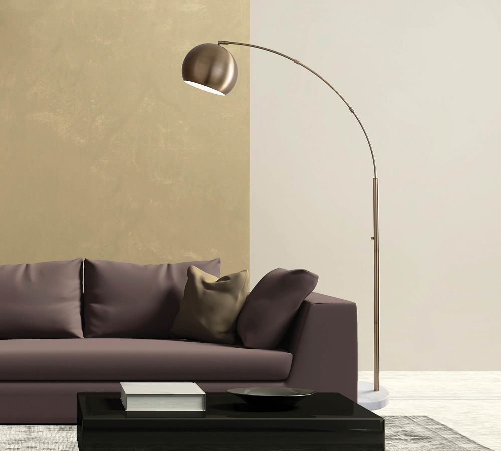 Nella Metal Arc Sectional Floor Lamp Pottery Barn