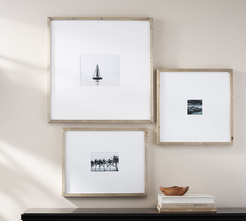 Wood Gallery Frames - Graywash | Pottery Barn