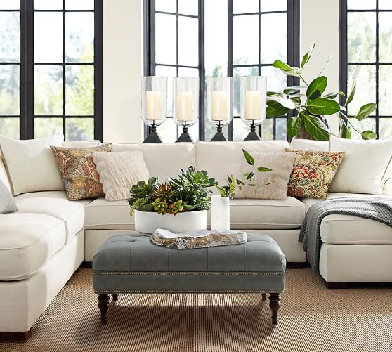 NWT Pottery Barn ANGELINA IKAT Boudoir Pillow Cover 12 x 16" Home Décor