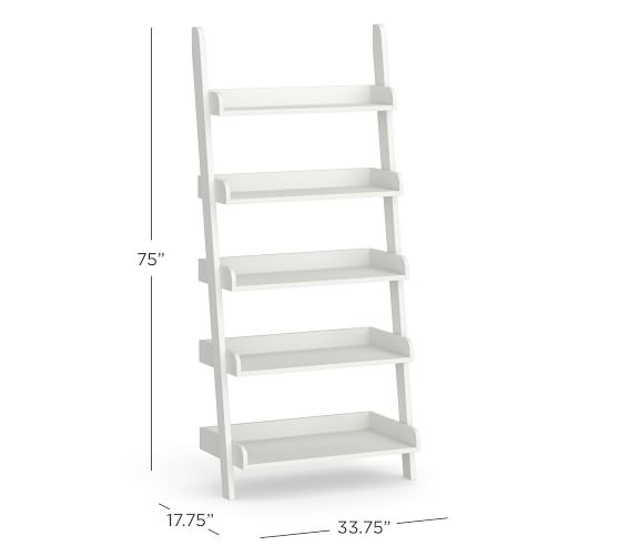 Studio 33 75 X Ladder Shelf, How To Make A Leaning Bookcase Wallpaper
