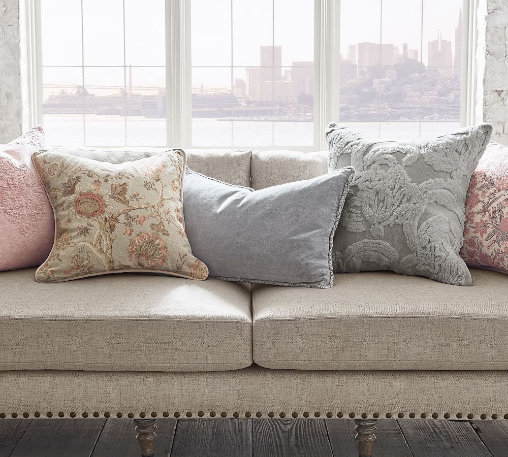 Natalia Jacquard Pillow Covers Pottery Barn