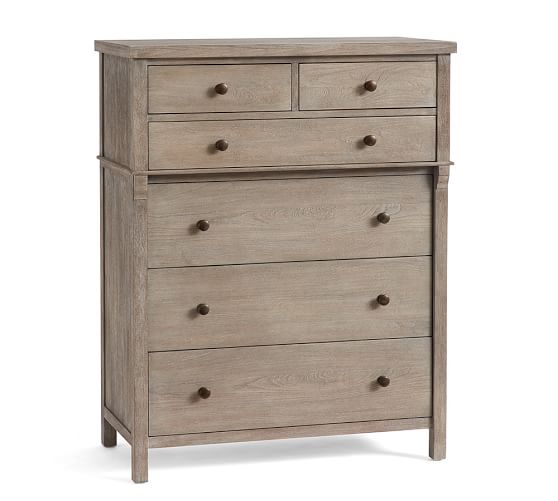Toulouse 6 Drawer Tall Dresser, Pottery Barn Farmhouse Dresser Review