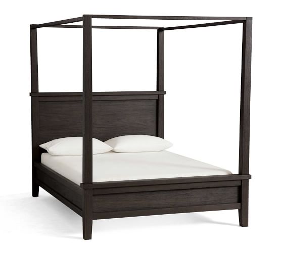 Farmhouse Canopy Bed Wooden Beds, What Is Canopy Bed Posts