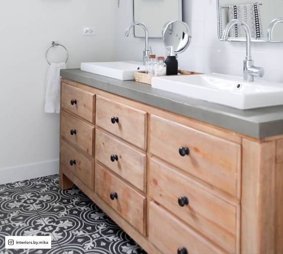 Mason 72 Double Sink Vanity Pottery Barn, How To Connect Double Sink Vanity