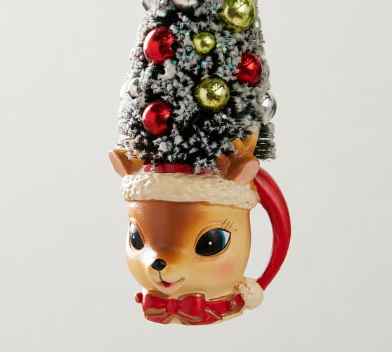 Bottlebrush Christmas Tree Hat 