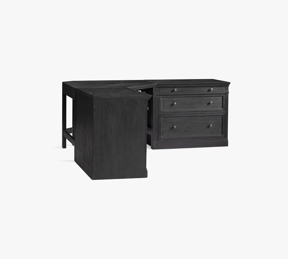 Livingston Corner Desk with Drawers Pottery Barn