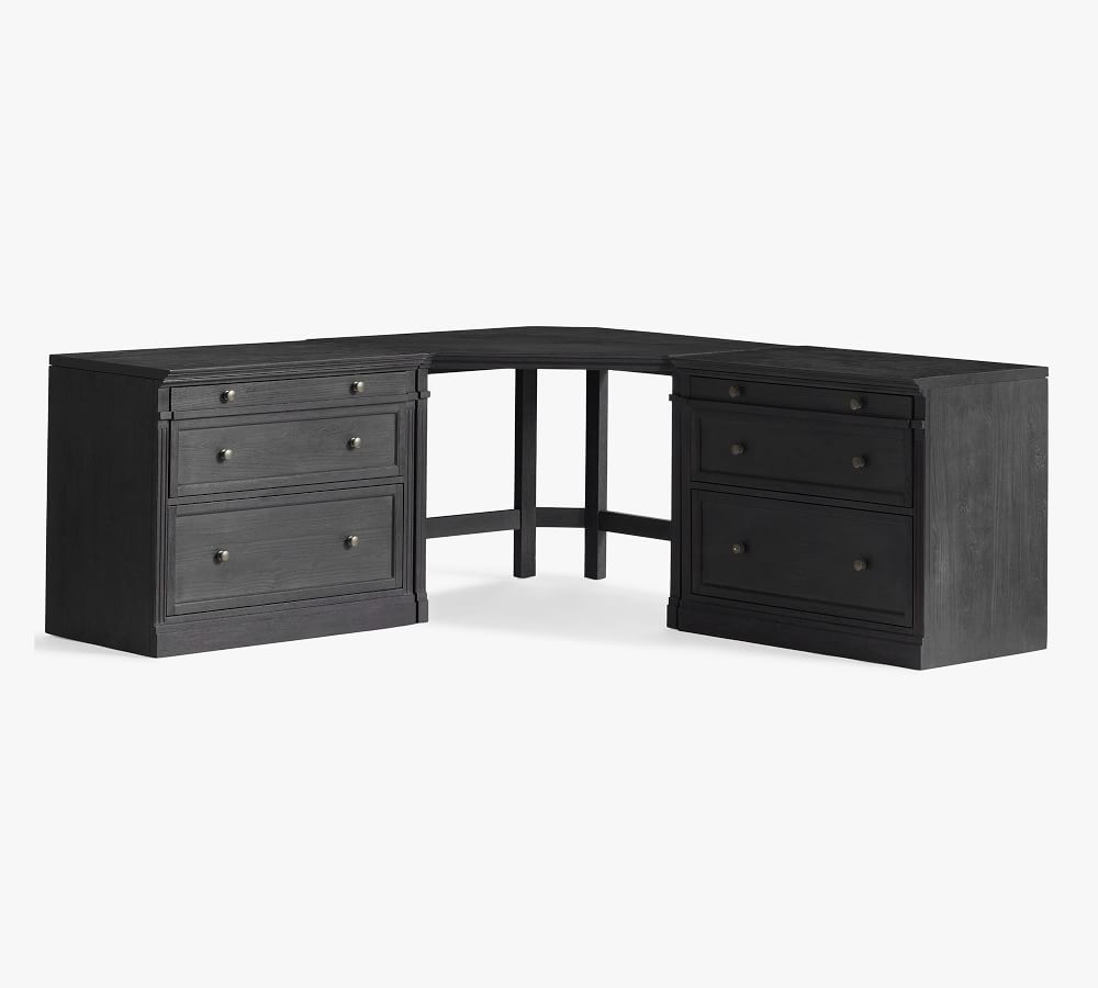 Livingston Corner Desk with Drawers Pottery Barn