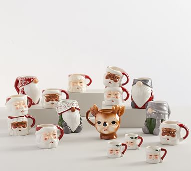 Holiday Ceramic Mug Collection  Pottery Barn