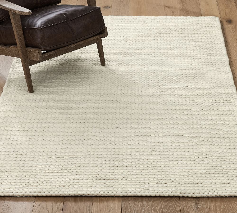 Chunky Knit Sweater Rug Pottery Barn