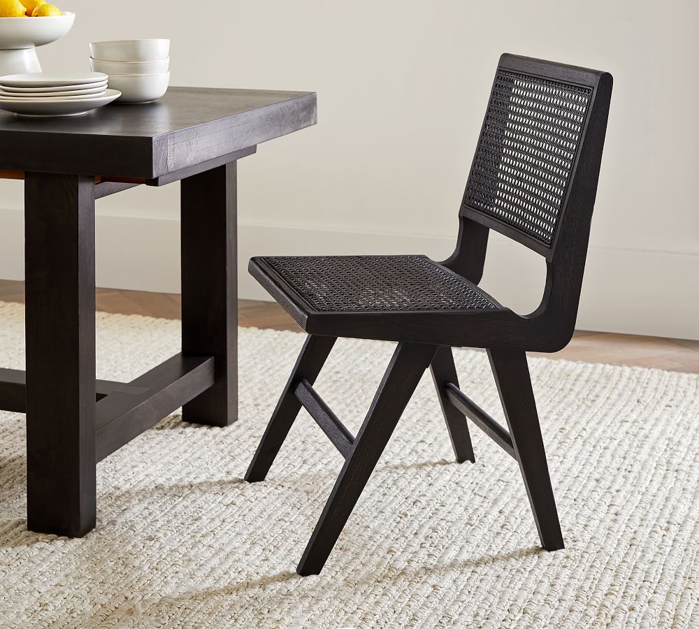 A pottery barn Cane Back Dining Chair