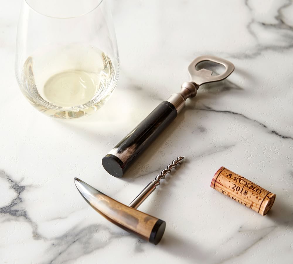 Details about   Natural hand crafted unique buffalo horn bottle opener 