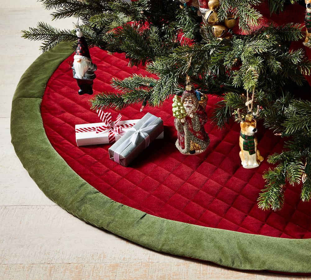 Classic Velvet Tree Skirts Pottery Barn