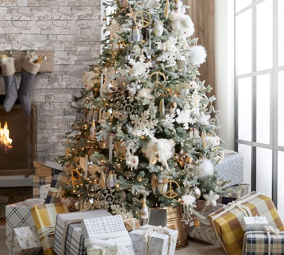 RAZ Imports~3" Resin Christmas Glittered Bird On Pinecone Ornament~Set of 4~Tree 