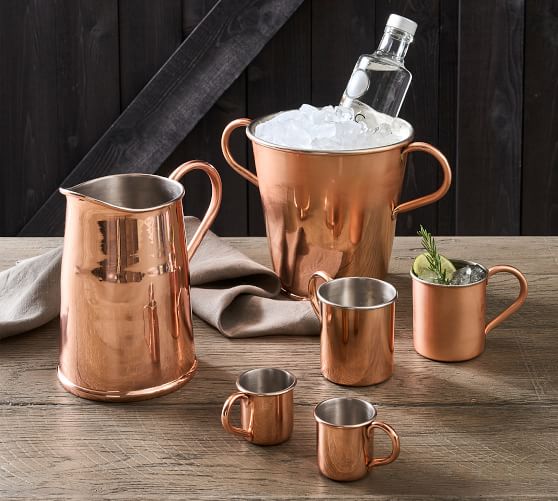 Vintage Handcrafted Copper Drinkware Collection