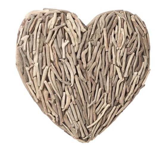 A Love Story Love Hearts on Drift Wood