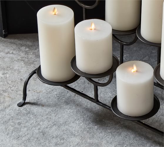 Large Metal Candle Stand. Fireplace Candle Stand Fireplace Candle Holder Vintage Black Metal Tealight  Fireplace Candle Holder