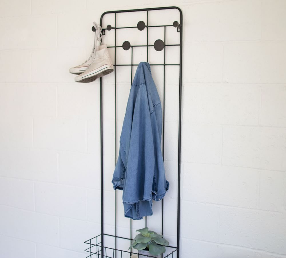 Metal Frescoes Coat Clothes Towel Hook Hanger Organizer Holder Wall Hook Fitting