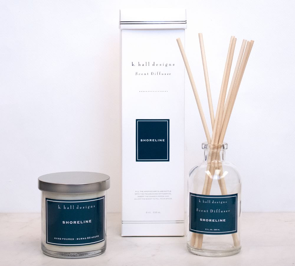 Lavender K Hall Designs 60-Hour Vegetable Wax Candle 
