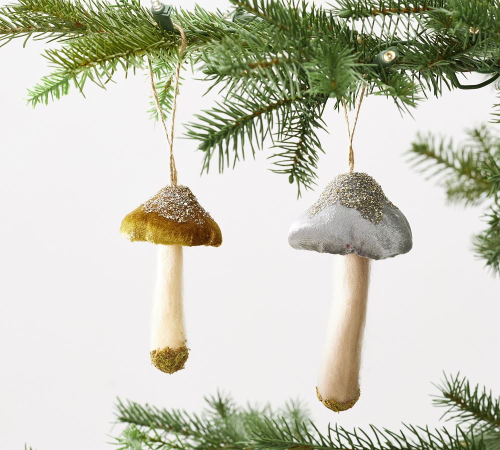 Mushroom Christmas Ornament Shatter Resistant HC6 