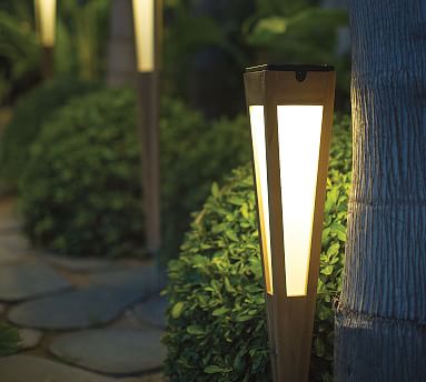 Dallas Solar Light Posts Colour Changing Modern Walkway Garden Outdoor 