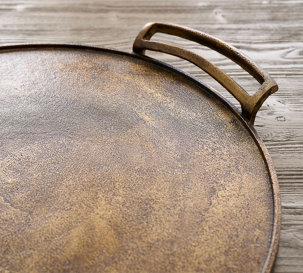 Long Metal Decorative Tray Pottery Barn