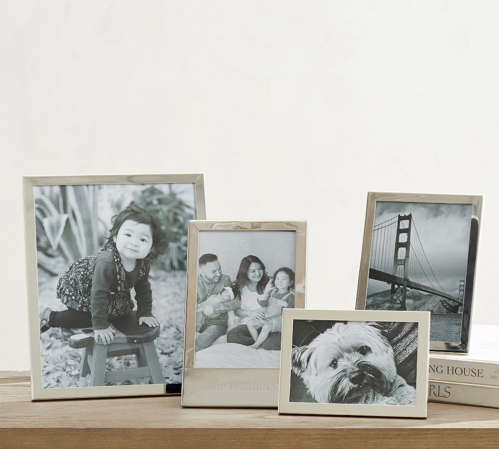 Modern Silver Frames Pottery Barn