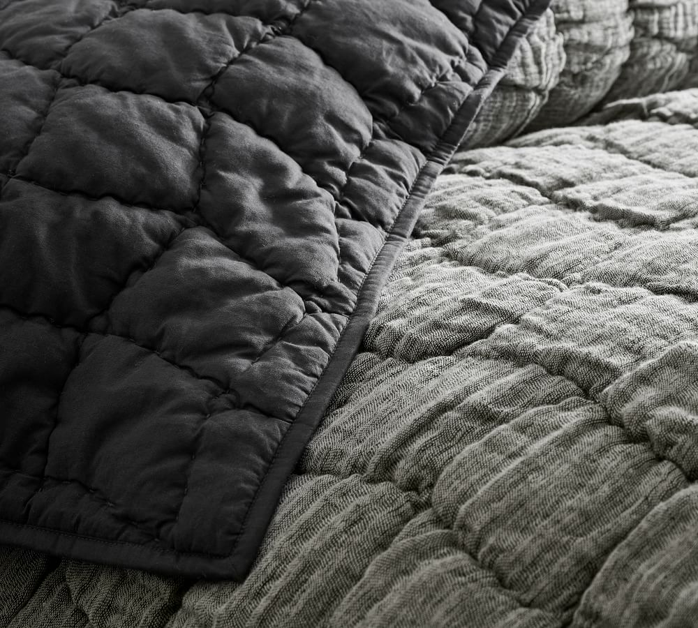 Cloud Linen Handcrafted Quilt Pottery Barn