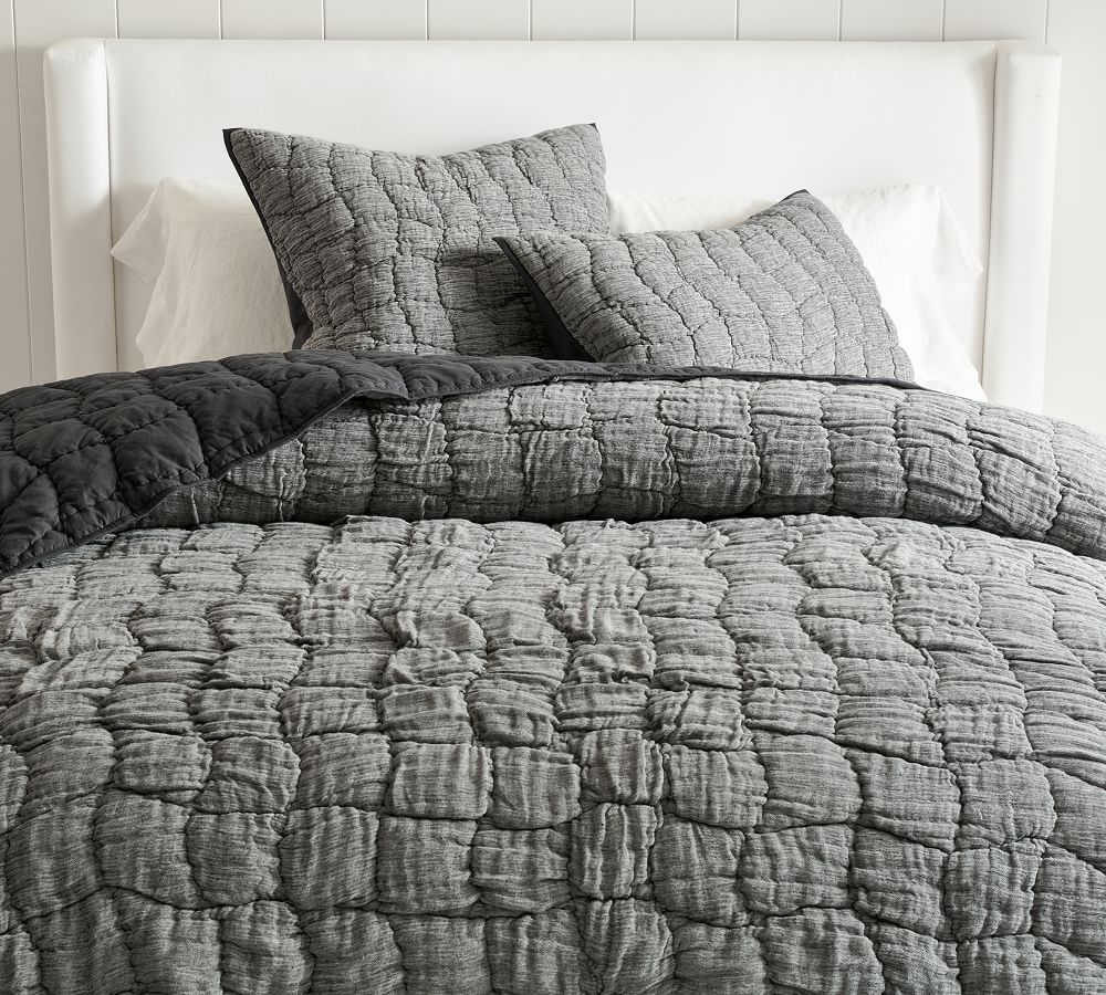 Cloud Linen Handcrafted Quilt Pottery Barn