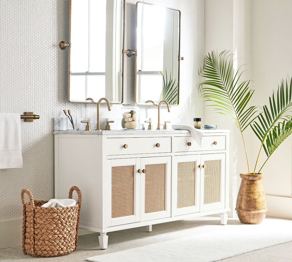 Sausalito 60" Double Sink Bath Vanity | Pottery Barn
