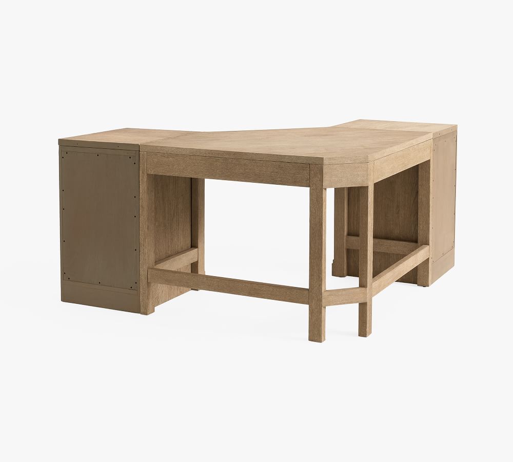Livingston Corner Desk with Drawers Pottery Barn